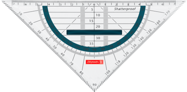 Brunnen Geometrie-Dreieck 16 cm Colour Code