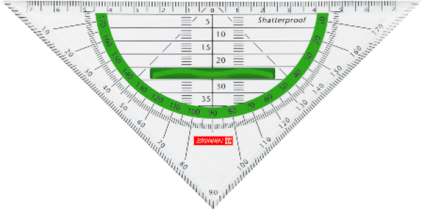 Brunnen Geometrie-Dreieck 16 cm Colour Code