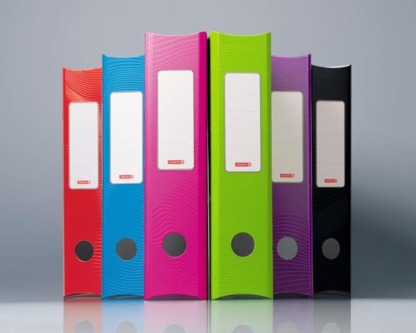 Brunnen Ordner A4 "Wave" Rückenbreite 7 cm Colour Code