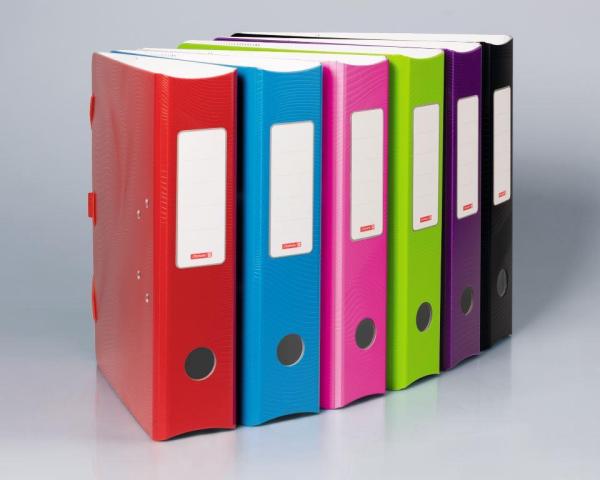 Brunnen Ordner A4 "Wave" Rückenbreite 7 cm Colour Code