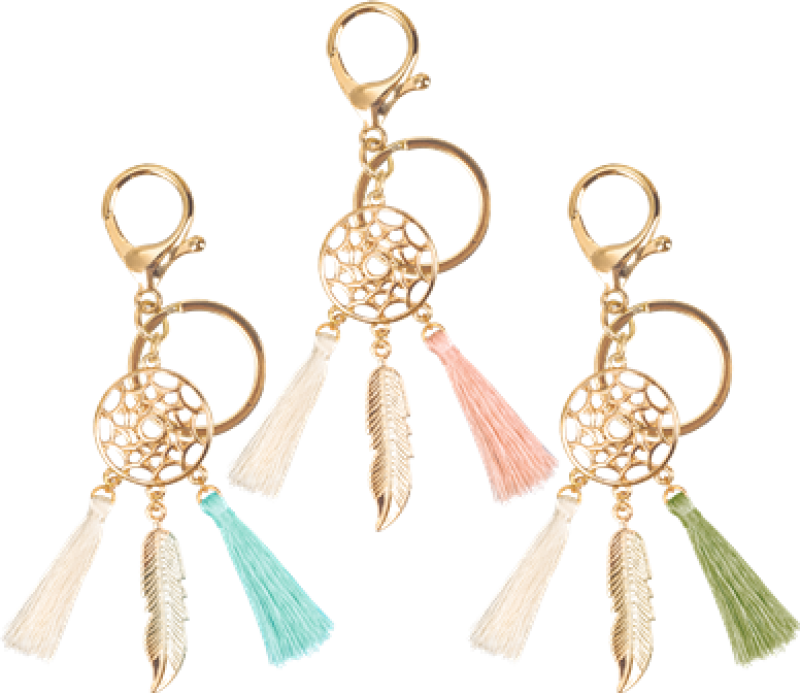 Brunnen Schlüsselanhänger Traumfänger sortiert