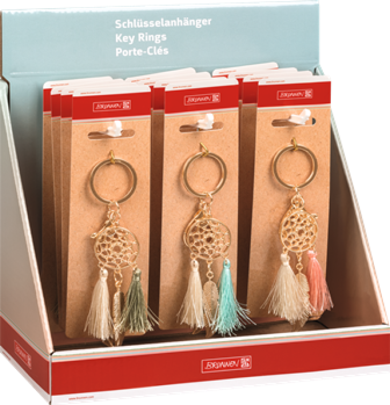 Brunnen Schlüsselanhänger Traumfänger sortiert