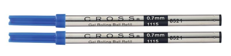 Cross Refill Rollerball-Gel-Mine M 2 Stück blau