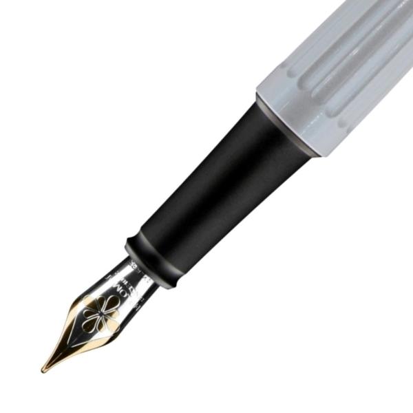 Diplomat Füllhalter Aero perlmutt weiß 14KT