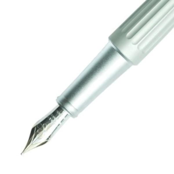 Diplomat Füllhalter Aero silber matt 14KT