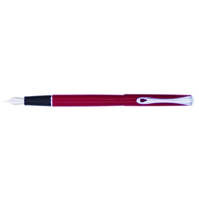 Diplomat Füllhalter Traveller dark red