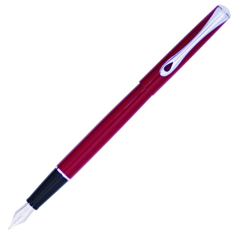 Diplomat Füllhalter Traveller dark red