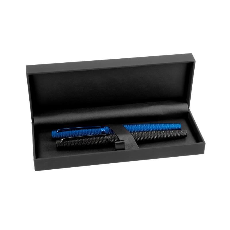 Diplomat Füllhalter “Viper” blau guillochiert F/M