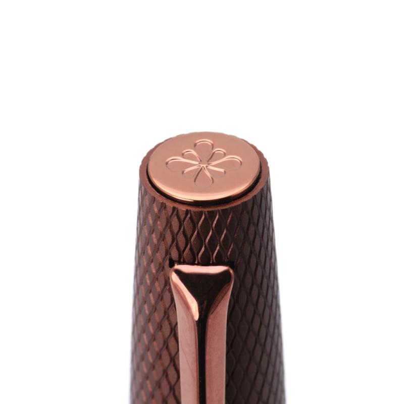 Diplomat Kugelschreiber "Viper" braun guillochiert easyFlow