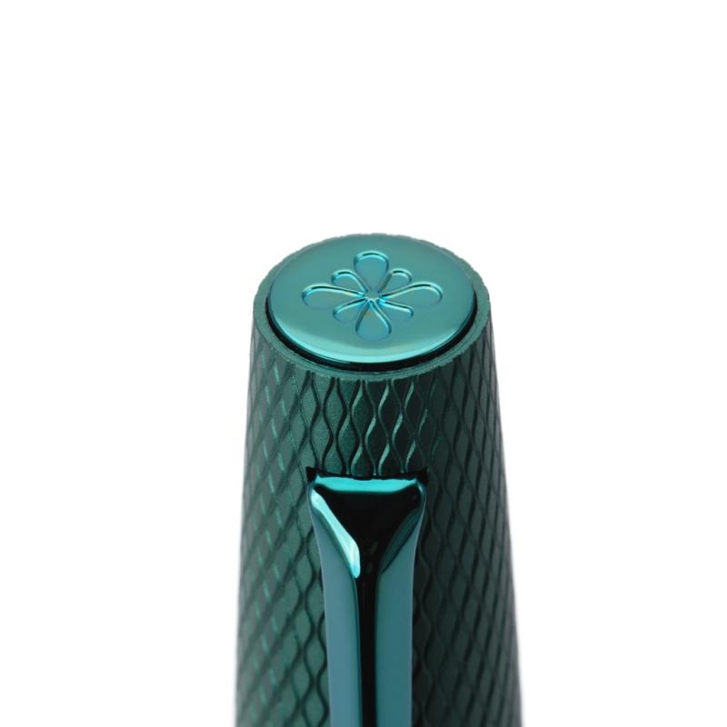 Diplomat Kugelschreiber "Viper" grün guillochiert easyFlow