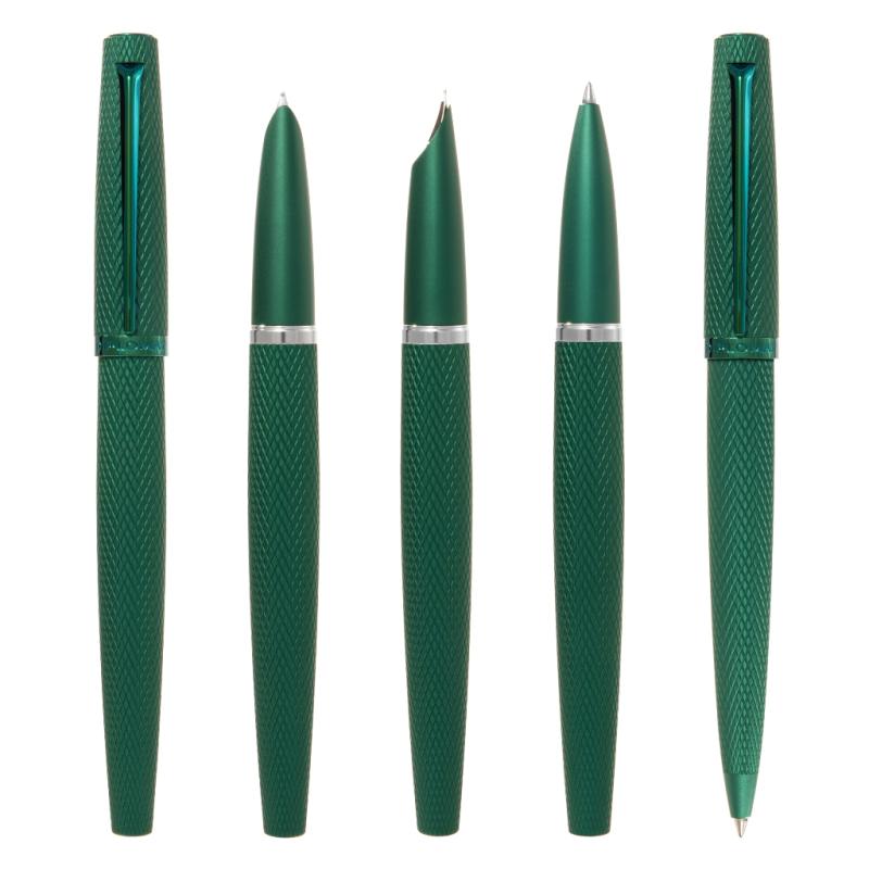 Diplomat Kugelschreiber "Viper" grün guillochiert easyFlow