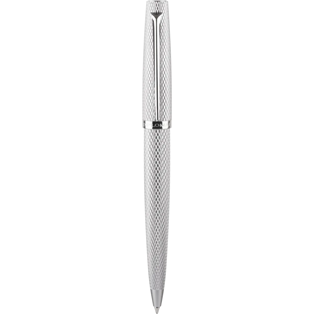 Diplomat Kugelschreiber "Viper" silber guillochiert easyFlow
