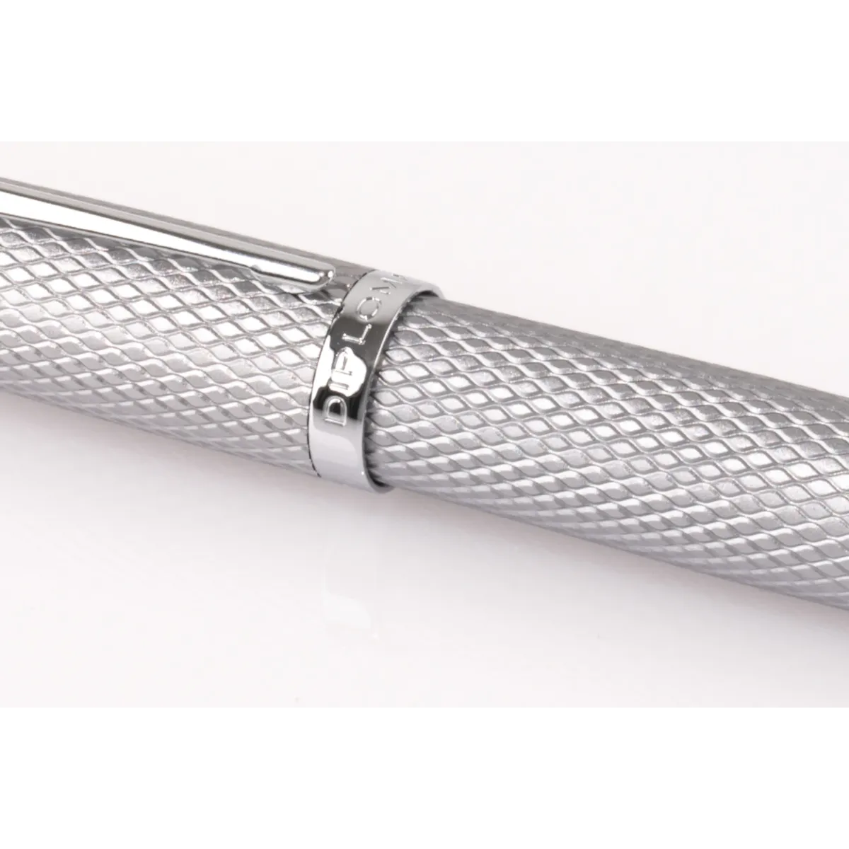 Diplomat Kugelschreiber "Viper" silber guillochiert easyFlow