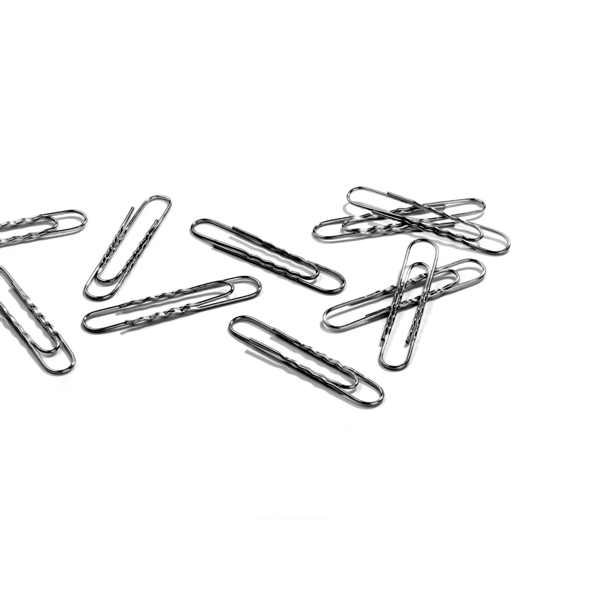 Durable Aktenklammer 77mm 100 Stück rund gewellt verzinkt
