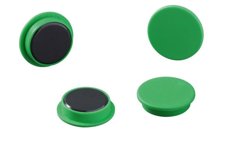 Durable Magnet rund Ø 32mm 4 Stück grün