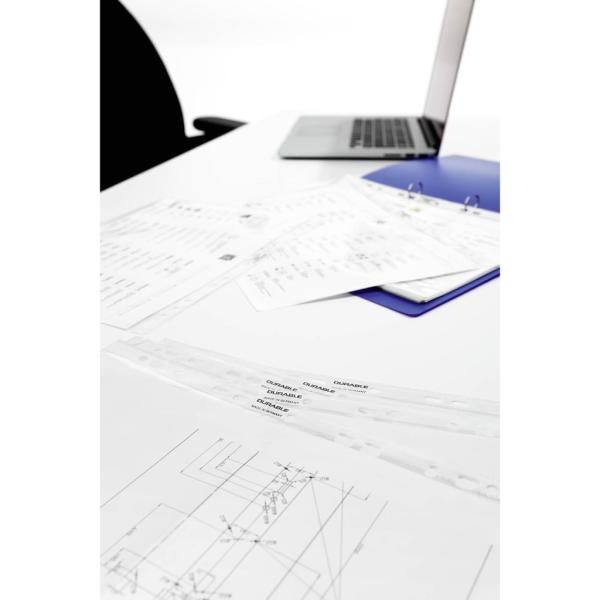 Durable 50 Stück Prospekthülle A4 PP Premium oben offen glasklar