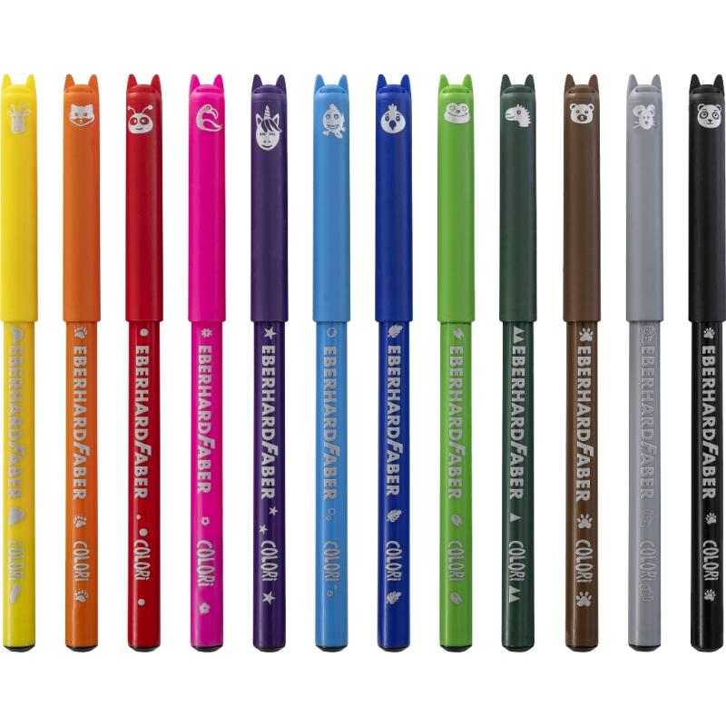 Eberhard Faber Colori Filzstifte Animal (12er Etui)