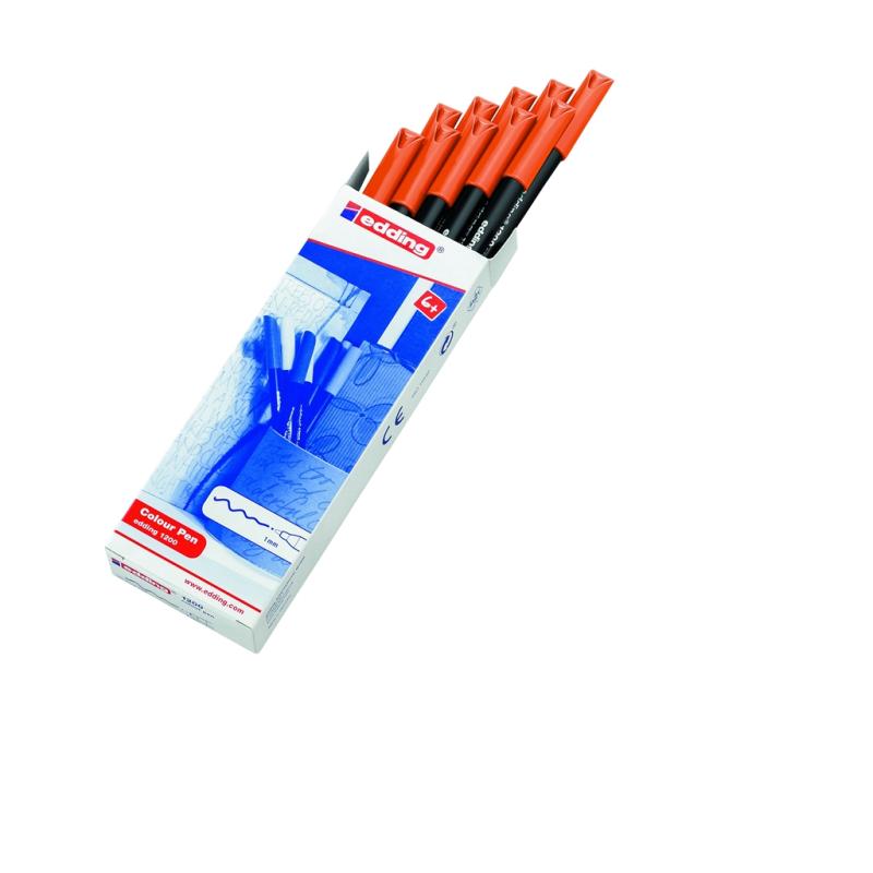 Edding 1200 Fasermaler orange