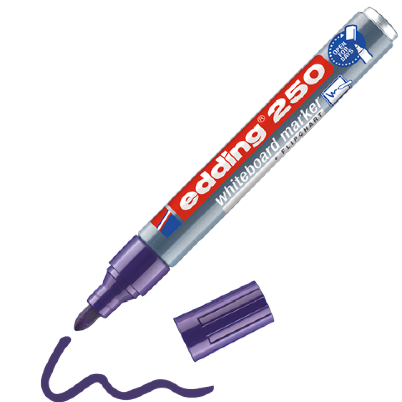 Edding 250 Whiteboard Marker - violett
