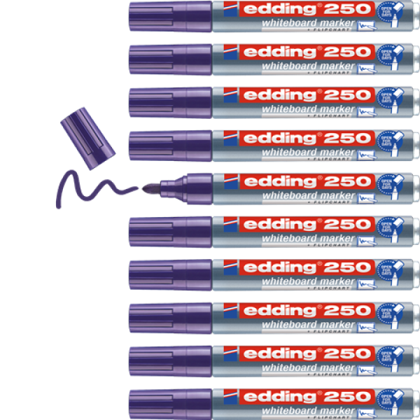 Edding 250 Whiteboard Marker - violett