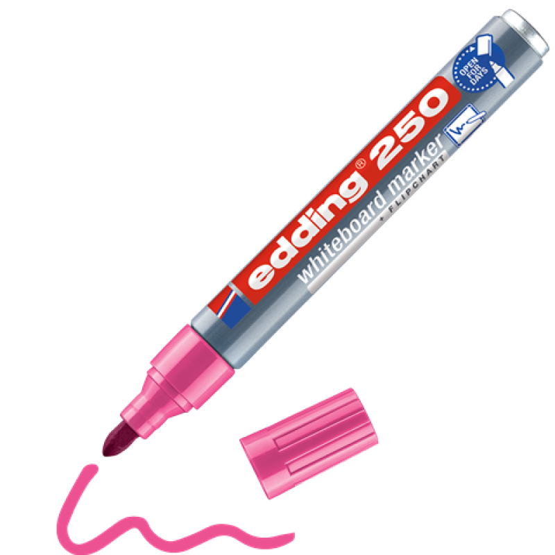 Edding 250 Whiteboard Marker - pink