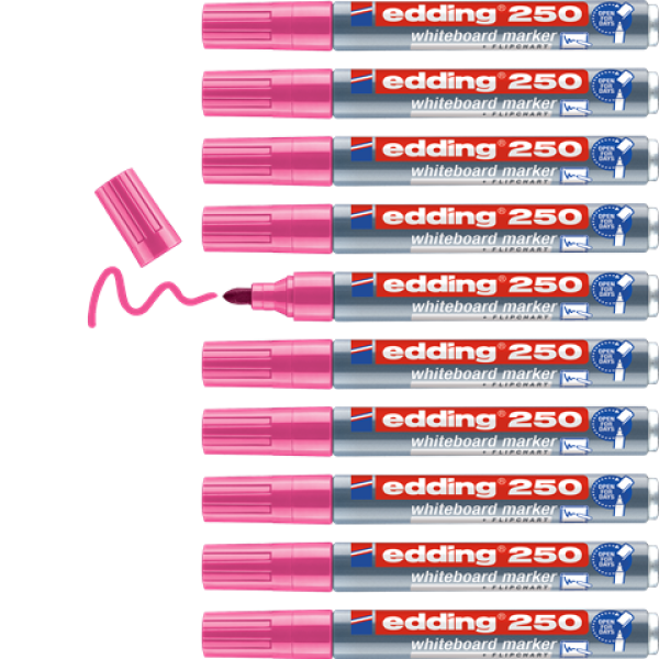 Edding 250 Whiteboard Marker - pink