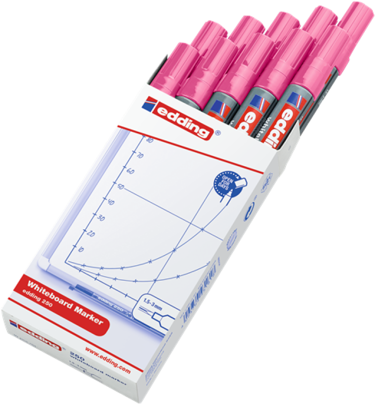 Edding 250 Whiteboard Marker - pink
