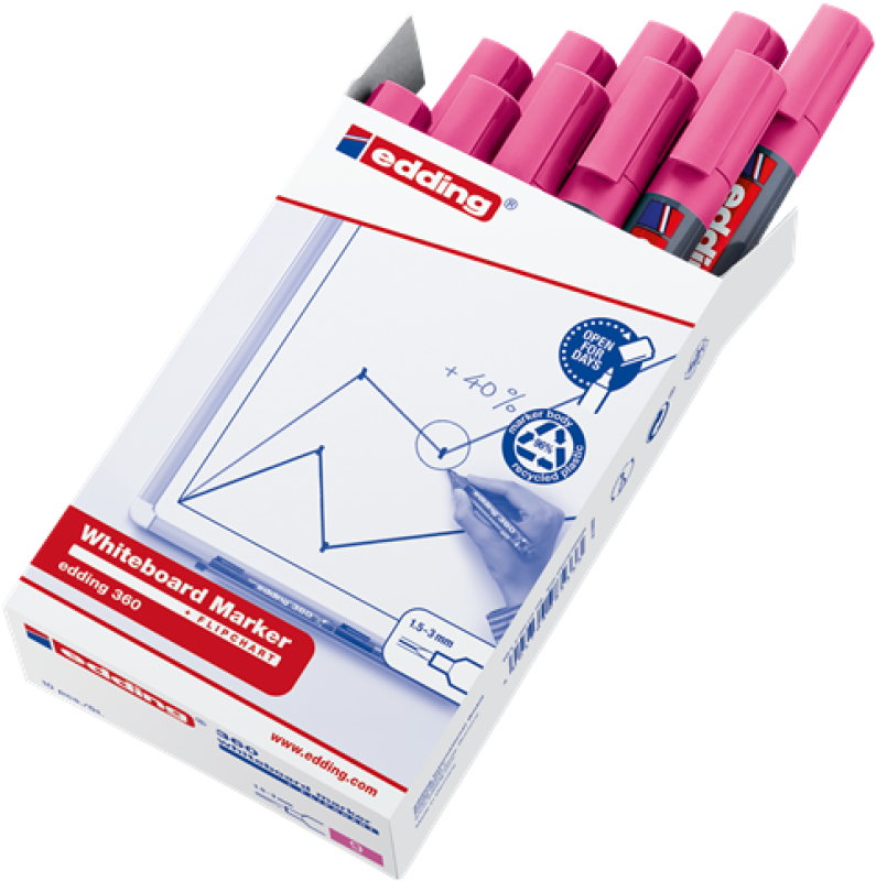 Edding 360 Board Marker - pink