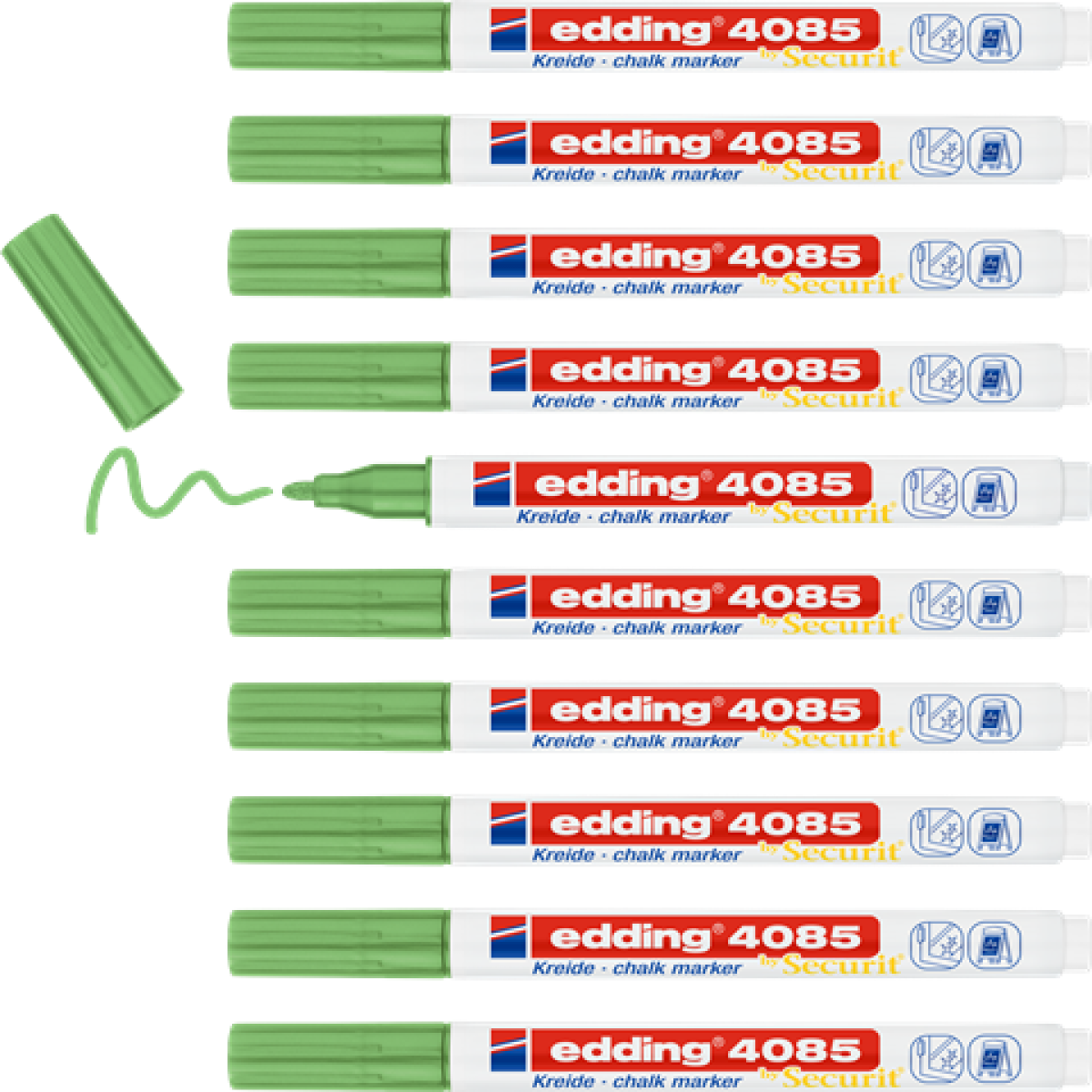 Edding 4085 Kreidemarker by Securit - grün-metallic