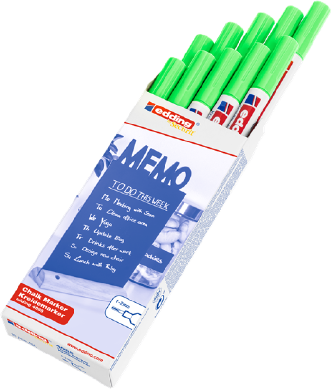 Edding 4085 Kreidemarker by Securit - neongrün