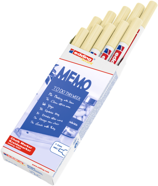 Edding 4085 Kreidemarker by Securit - pastellgelb