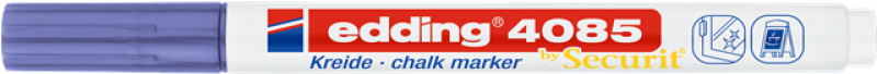 Edding 4085 Kreidemarker by Securit - 4er Blister metallic