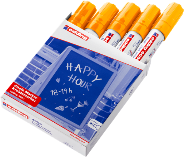 Edding 4090 Kreidemarker - neonorange