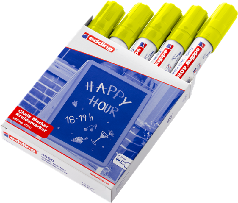 Edding 4090 Kreidemarker - neongelb