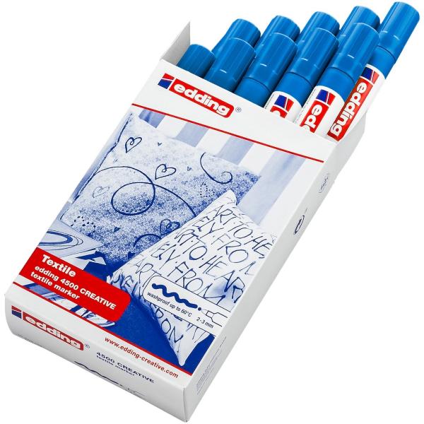 Edding 4500 Textilmarker hellblau