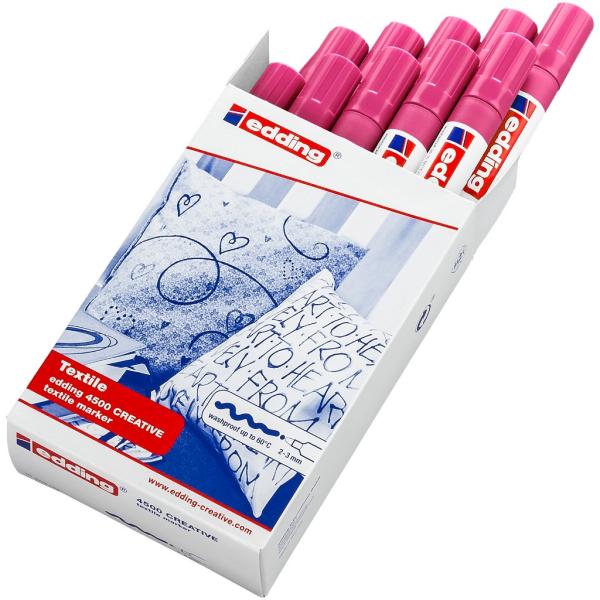 Edding 4500 Textilmarker neonpink