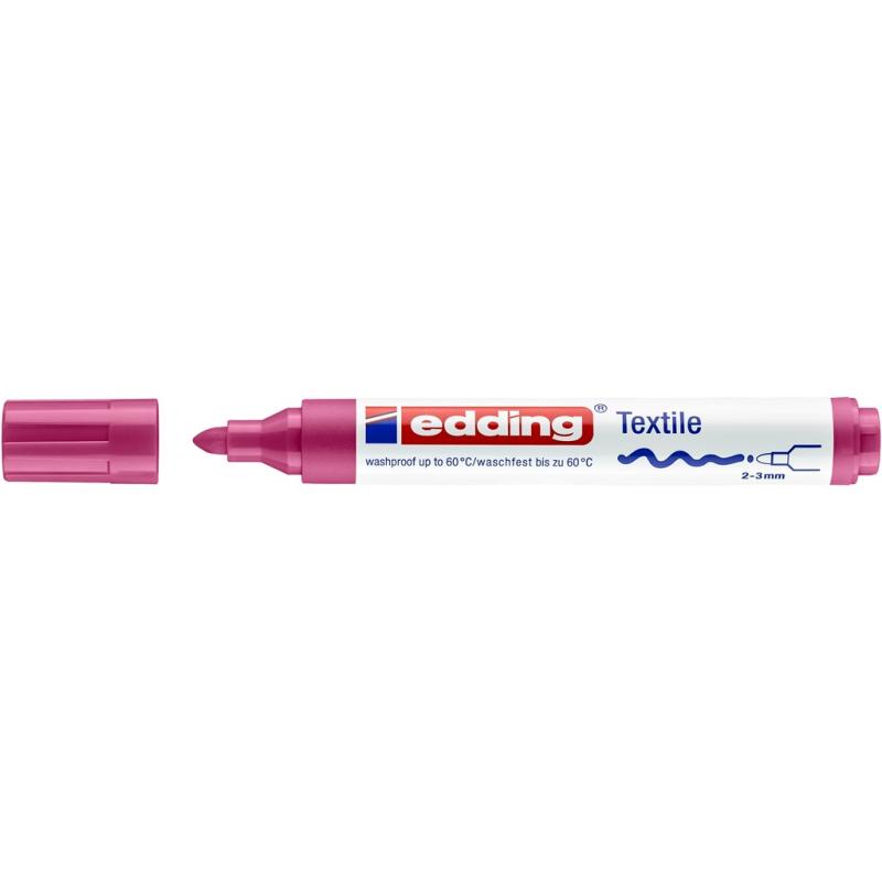 Edding 4500 Textilmarker karminrot