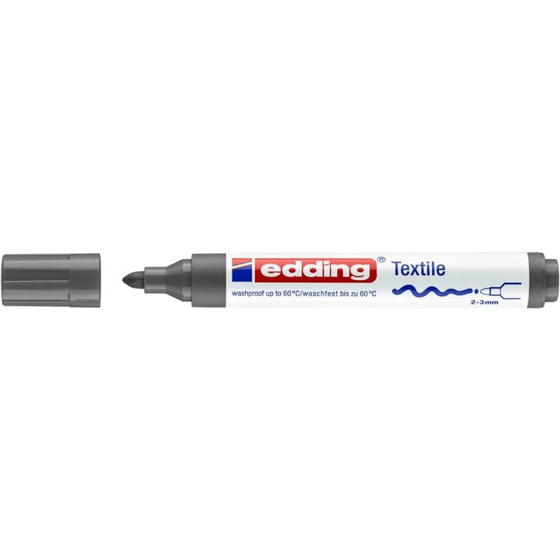 Edding 4500 Textilmarker grau