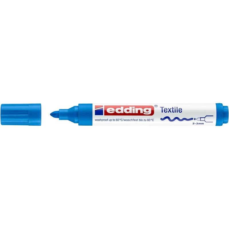 Edding 4500 Textilmarker hellblau