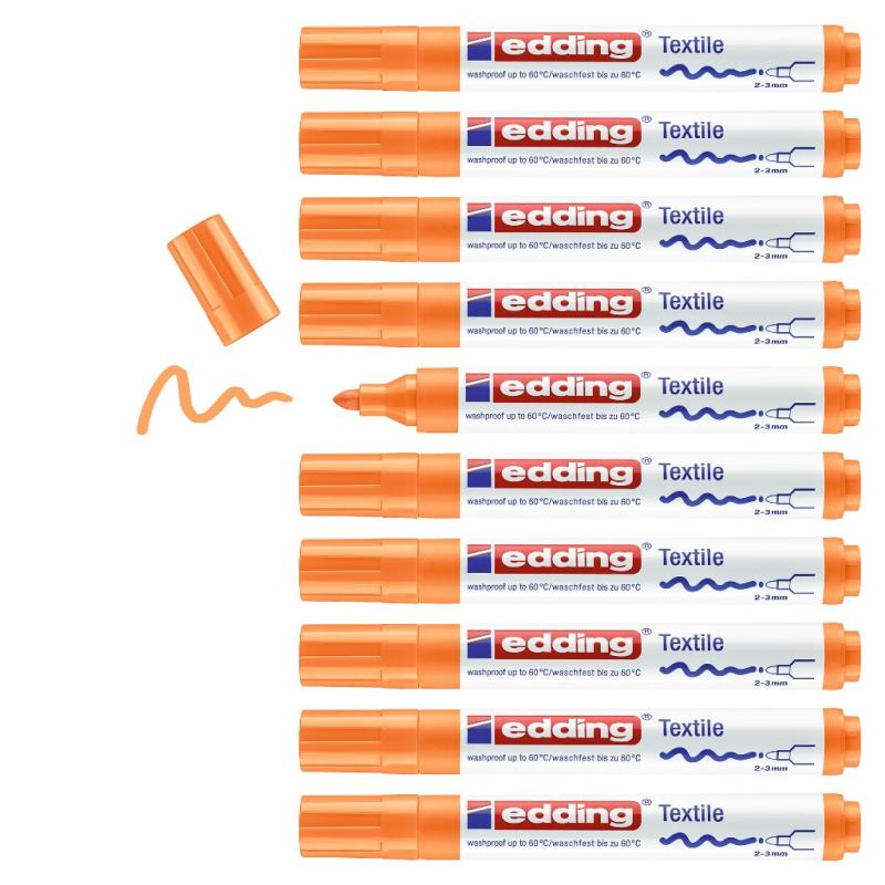 Edding 4500 Textilmarker neonorange