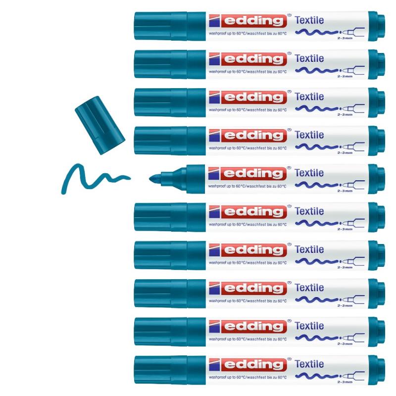 Edding 4500 Textilmarker orientblau