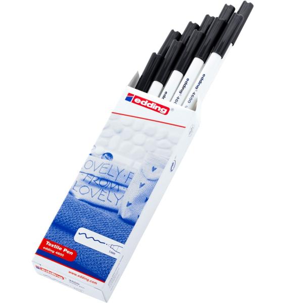 Edding 4600 Textilstift schwarz