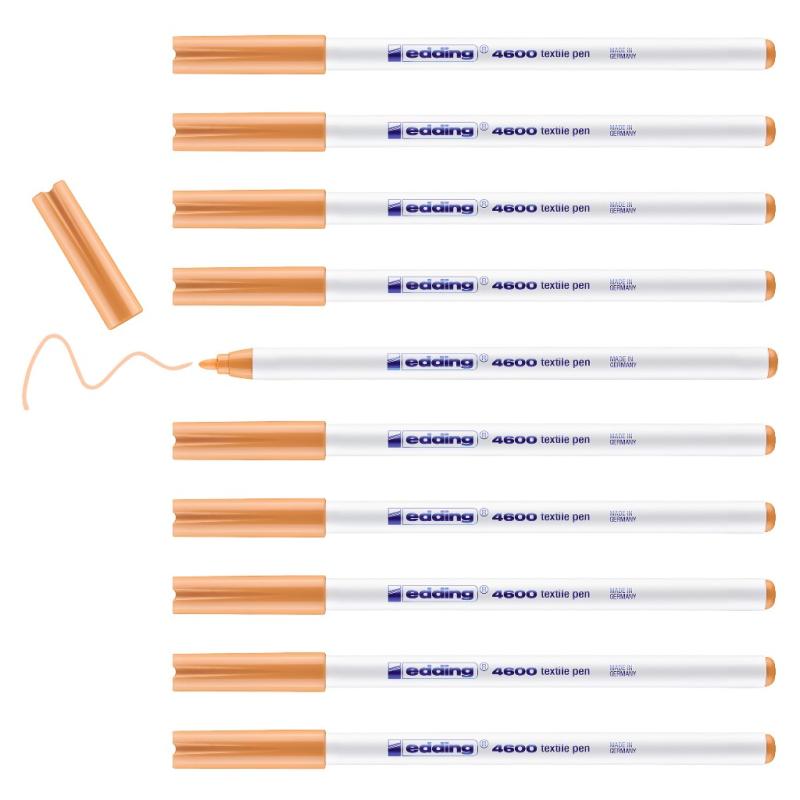 Edding 4600 Textilstift hellorange