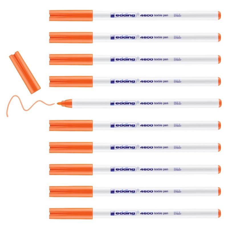 Edding 4600 Textilstift neonorange