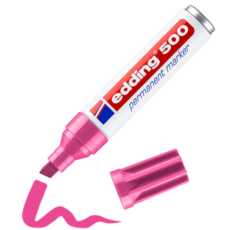 Edding 500 Permanent Marker - pink
