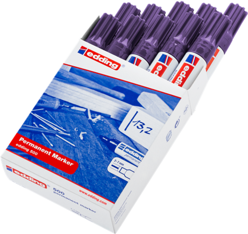 Edding 500 Permanent Marker - violett