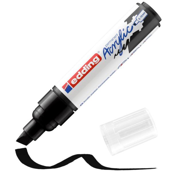Edding 5000 Acrylmarker breit schwarz
