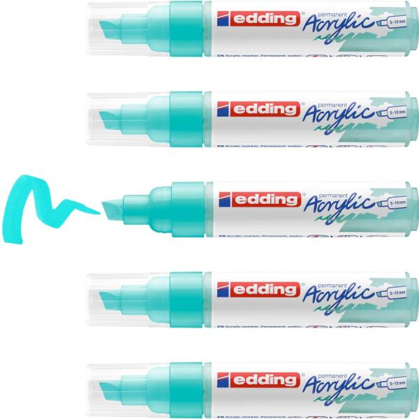 Edding 5000 Acrylmarker breit opulent türkis
