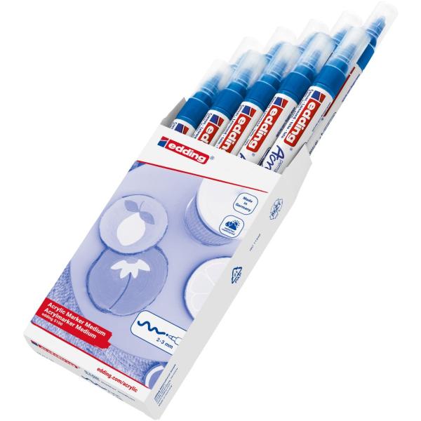 Edding 5100 Acrylmarker medium enzianblau