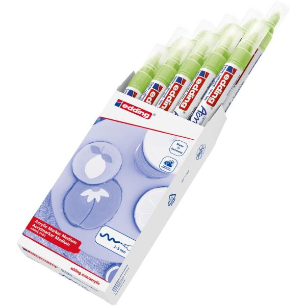 Edding 5100 Acrylmarker medium pastellgrün